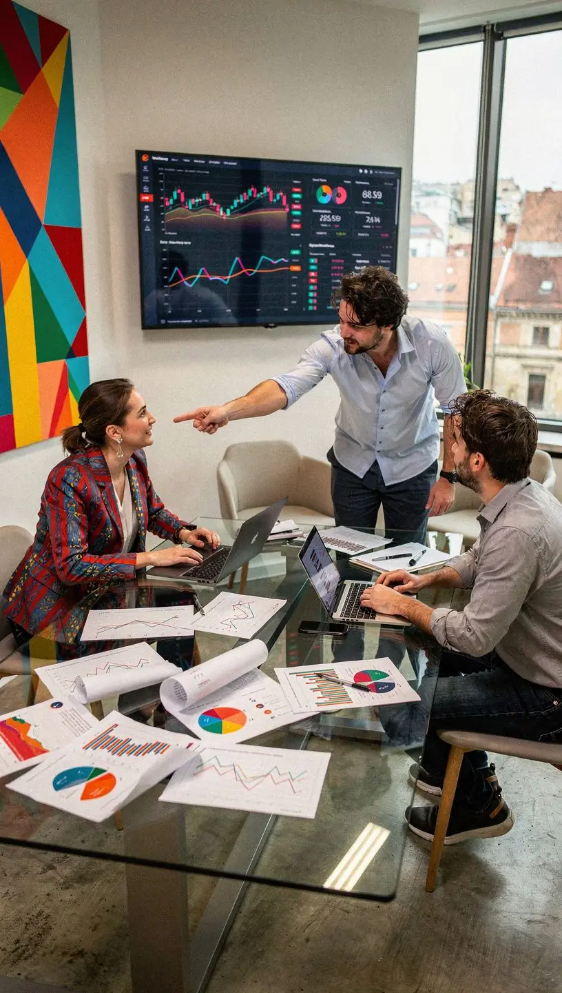 Professional team collaboration
